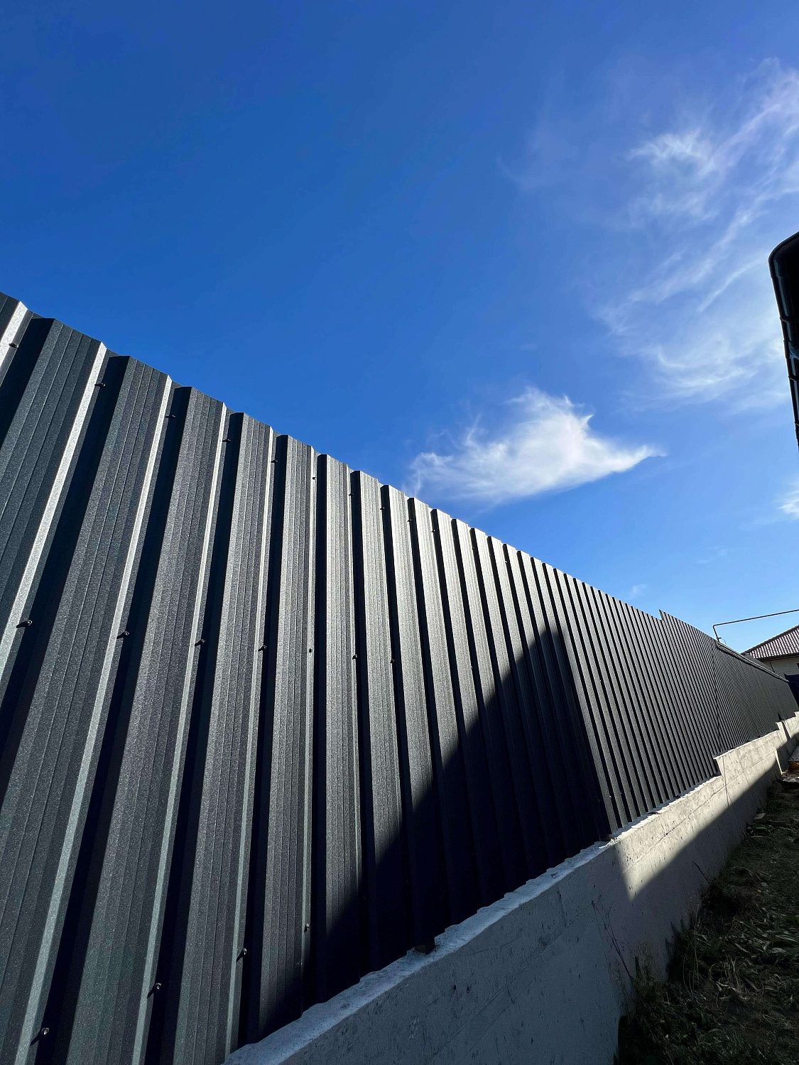 Профнастил НС-21 36м RAL7024/7024 Серый Графит 2-х сторонний МАТТЕ